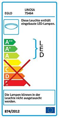 Eglo Design wandlampLinosa zwart - 75464