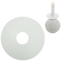 Stjernsund kaarsenring loua wit mat 9cm | 48 stuks - thumbnail