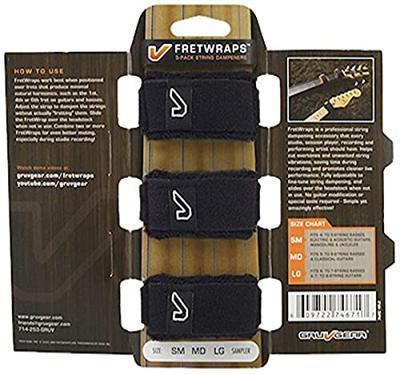 GruvGear Fretwraps 3-Pack SM zwart