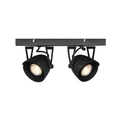 LABEL51 LED Spot 'Cap' 2-lichts 32x10x14 cm, kleur Zwart