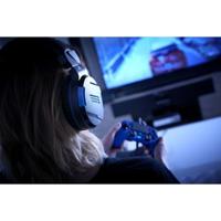Bigben Interactive PS4OFHEADSETV3 hoofdtelefoon/headset Hoofdband Zwart, Blauw - thumbnail