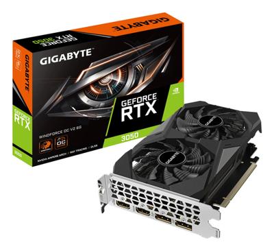 Gigabyte Nvidia GeForce RTX 3050 Videokaart GeForce RTX 3050 6 GB GDDR6-VRAM PCIe DisplayPort, HDMI 2.1