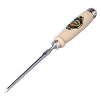 Kirschen Steekbeitel | snedeb. 4mm + 2 stalen klemgereedsch. | heft van wit beukenhout Ulm vorm | 1 stuk - 1001004 1001004 - thumbnail