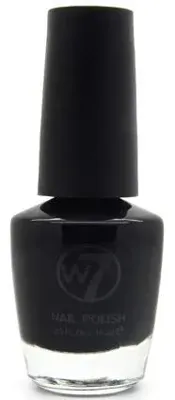 W7 Nagellak - nr. 28 Black 15 ml