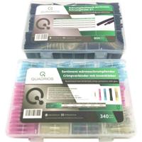 Quadrios 2107C407 Stootverbinder 0.3 mm² 6 mm² Volledig geïsoleerd Zwart, Transparant 1140 stuk(s) - thumbnail