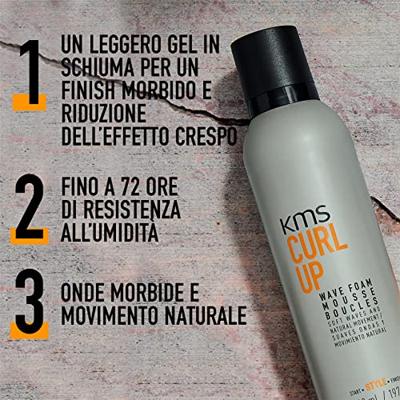 KMS Hair Curlup Wave Foam 200ml KMS Hair Curlup Wave Foam 200ml