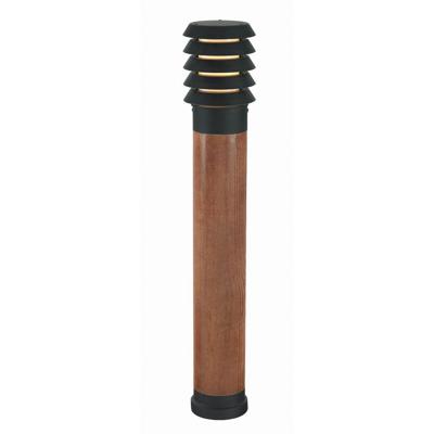 Franssen Landelijke terraslampSelhalm 85cm zwart met hout - 3077