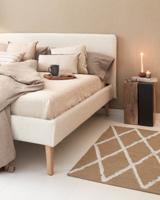 Kave Home Bijzettafel 'Kwango' Teakhout en metaal, 29 x 29cm - thumbnail