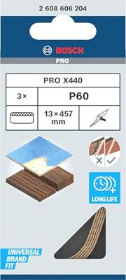 Bosch Accessories 2608606204 Schuurband Korrelgrootte (num) 60 (l x b) 455 mm x 13 mm 3 stuk(s) Bosch Accessories 2608606204 Schuurband Korrelgrootte (num) 60 (l x b) 455 mm x 13 mm 3 stuk(s)