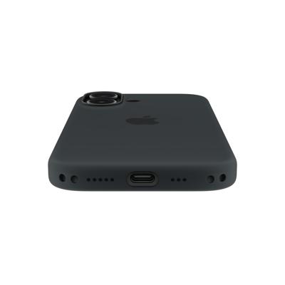 Apple Silicone Case iPhone 17 Zwart MagSafe compatible MGF14ZM/A - thumbnail