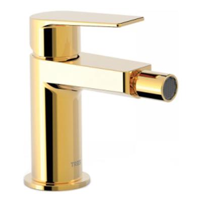Bidetkraan Tres Project | Opbouw | Mengkraan | 1-hendel | Rond | 24k Goud glans