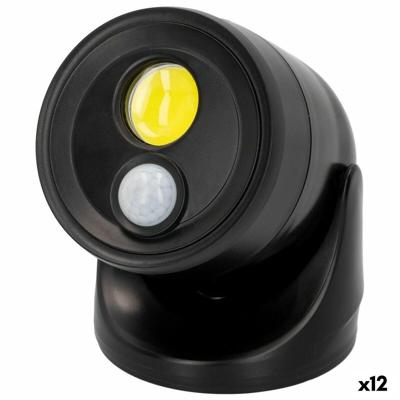 LED-lamp met bewegingssensor Aktive Plastic 10,5 x 12,5 x 13,5 cm (12 Stuks)