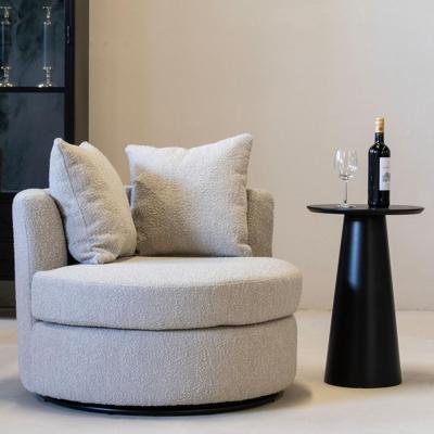 Giga Meubel - Draaifauteuil Taupe - Zithoogte 46cm - Japandi Stijl Giga Meubel - Draaifauteuil Taupe - Zithoogte 46cm - Japandi Stijl