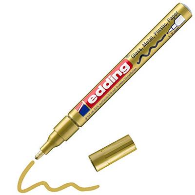 Edding glanslakmarker e-751 CR goud