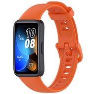 Siliconen bandje met gesp - Oranje - Huawei Band 10 / 9 / 8