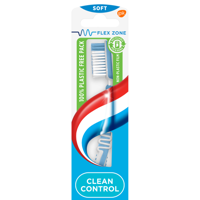 Aquafresh Clean Control Tandenborstel Soft - 100% plasticvrije verpakking - thumbnail