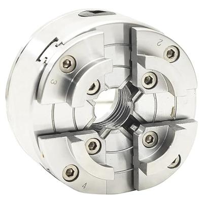 Houtklauwplaat 4 bekken M33 verbinding 96 mm staal zilverkleur