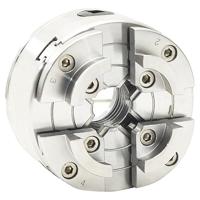 Houtklauwplaat 4 bekken M33 verbinding 96 mm staal zilverkleur - thumbnail