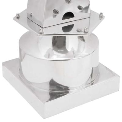 VidaXL Sculptuur zilver 26 x 26 x 110 cm aluminium VidaXL Sculptuur zilver 26 x 26 x 110 cm aluminium