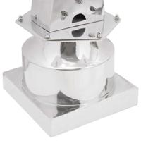 VidaXL Sculptuur zilver 26 x 26 x 110 cm aluminium - thumbnail