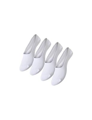 4-paar invisible footies sneaker sokken - Katoenen onzichtbare kousenvoetjes