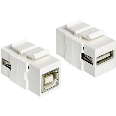 DeLOCK Keystone Module USB 2.0 A naar USB 2.0 B aansluiting