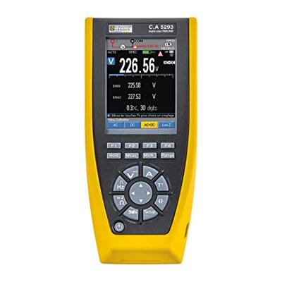 Chauvin Arnoux C.A 5293 Multimeter Digitaal Datalogger, Grafisch display CAT III 1000 V, CAT IV 600 V Weergave (counts): 100000 Chauvin Arnoux C.A 5293 Multimeter Digitaal Datalogger, Grafisch display CAT III 1000 V, CAT IV 600 V Weergave (counts): 100000