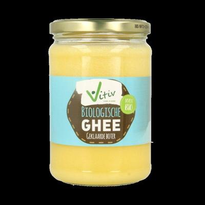 Ghee geklaarde boter bio 500 Gram Ghee geklaarde boter bio 500 Gram