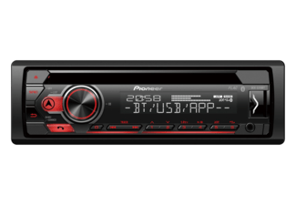 Pioneer DEH-S310BT | 1DIN autoradio | CD-tuner met RDS | Bluetooth | MP3 | USB en AUX-ingang | Bluetooth handsfree-installatie | Smart Sync App | 13-band equalizer | Spotify