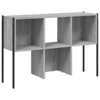 Boekenkast 102x28x172 cm bewerkt hout grijs sonoma eikenkleurig - thumbnail