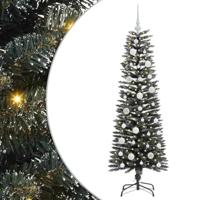 VidaXL Kunstkerstboom met 150 led groen 120 cm pvc en plastic en staal - thumbnail
