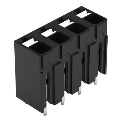 WAGO 2086-3104/300-000 Printklem 1.50 mm² Aantal polen 4 Zwart 1 stuk(s)
