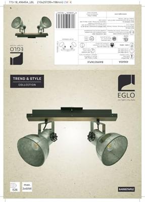 Eglo Industriele opbouwspotBarnstaple - 49649