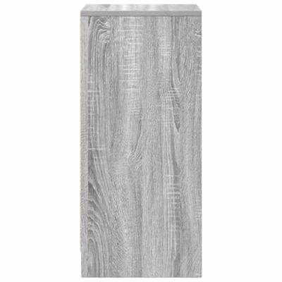 Dressoir 29,5x34x76 cm bewerkt hout grijs sonoma eikenkleurig Dressoir 29,5x34x76 cm bewerkt hout grijs sonoma eikenkleurig