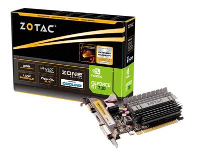 GeForce GT 730 (Zone Edition) - Grafische kaart - GeForce GT 730 - 2 GB DDR3 - 1 x DVI 1 x HDMI 1 xVGA GeForce GT 730 (Zone Edition) - Grafische kaart - GeForce GT 730 - 2 GB DDR3 - 1 x DVI 1 x HDMI 1 xVGA