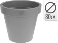 Bloempot kunststof lichtgrijs D80cm - thumbnail