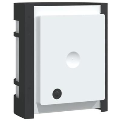 VidaXL Buitenwandlamp roestvrij staal zwart VidaXL Buitenwandlamp roestvrij staal zwart