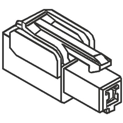Molex 351500310 Female behuizing (kabel) Totaal aantal polen: 3 Inhoud: 1 stuk(s) Bulk