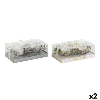 Kaarsenset DKD Home Decor Gouden Zilverkleurig Kerstmis 10 x 10 x 7 cm (2 Stuks) Kaarsenset DKD Home Decor Gouden Zilverkleurig Kerstmis 10 x 10 x 7 cm (2 Stuks)