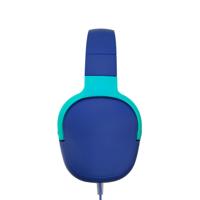 Celly, Hoofdtelefoon met kabel voor kinderen, geïntegreerde microfoon, verstelbare hoofdband, compatibel met AUX-apparaten, jack 3,5 mm, kleur lichtblauw - thumbnail
