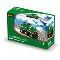 BRIO World Locomotief voor goederentrein op batterijen - thumbnail