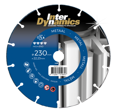Inter Dynamics Slijpschijf | Metaal - High-End | 180 x 22,23mm - 394180