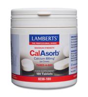Lamberts CalAsorb (calcium citraat) & Vitamine D3 180 Tabletten - thumbnail