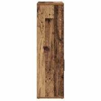 Boekenkast 60x24x85 cm bewerkt hout oud houtkleurig - thumbnail