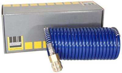 Schneider Airsystems Schneider persluchtslang spiral hose 5 mtr. 8x1 schneider