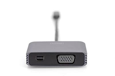 Digitus DA-70825 video kabel adapter 0,2 m USB Type-C Mini DisplayPort + VGA Grijs