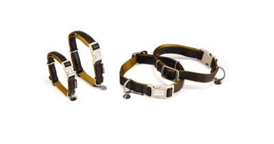 Beeztees Soft Touch - Halsband Hond - Bruin - 25-40x1,5 cm