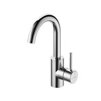 Hotbath Wastafelmengkraan Buddy Draaibare Uitloop 1-hendel Gebogen 27.5 cm - Chroom - thumbnail