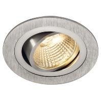 SLV 113876 New Tria LED-inbouwlamp LED LED vast ingebouwd 6 W Aluminium (geborsteld) - thumbnail