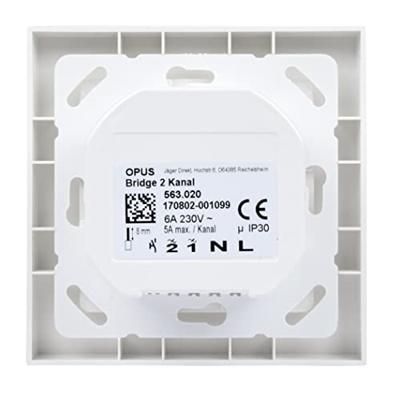 OPUSgreenNet 563.020-C Wandschakelaar met display Wit EnOcean OPUSgreenNet 563.020-C Wandschakelaar met display Wit EnOcean